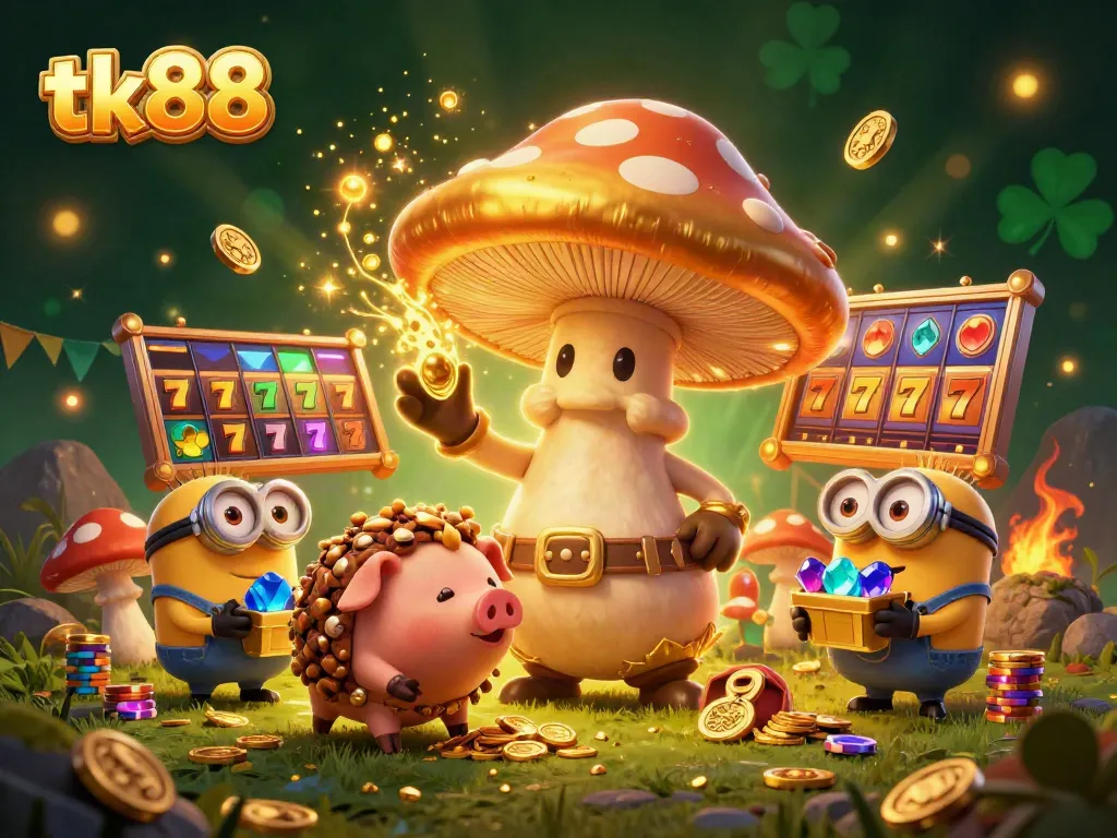 Experience magic with the tk88 wizard turning treasures into gold at an exciting casino.