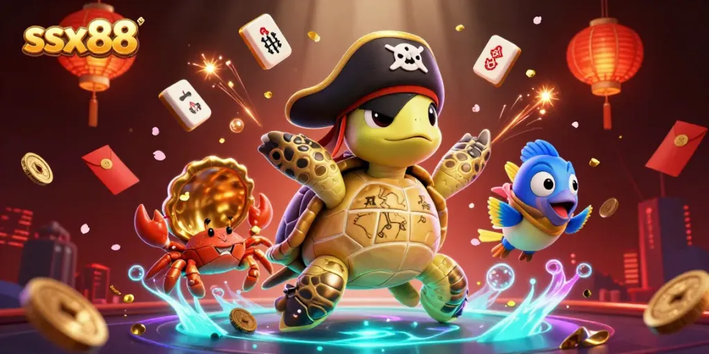 Engage in thrilling gameplay with ssx88, featuring vibrant characters and dynamic elements in a rich casino setting.