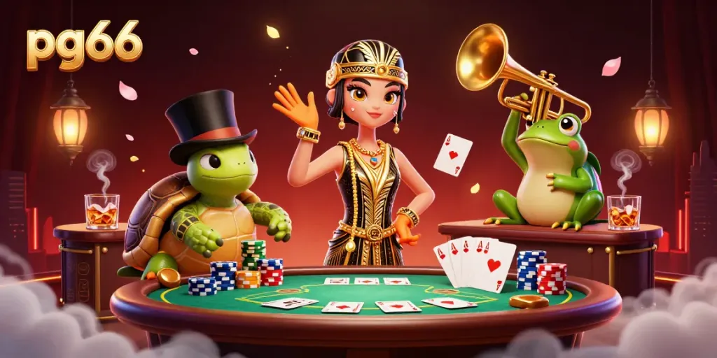 Experience exciting gameplay at pg66 with vibrant characters and a rich casino atmosphere