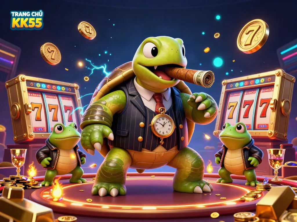 Experience thrilling gameplay at TRANG CHỦ KK55 with vibrant casino elements enhancing the adventure.