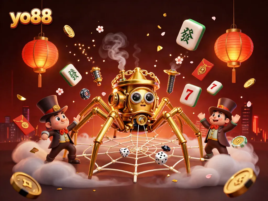 Capture thrilling moments at yo88 with vibrant casino illustrations of games, luck, and excitement.