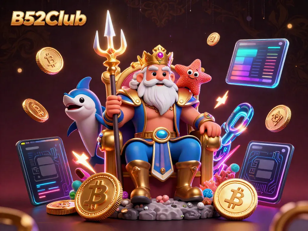 Engage with B52Club's thrilling casino experience featuring Neptune and crypto elements.