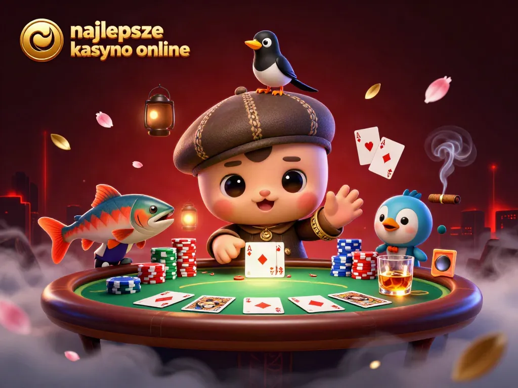 Experience the charm of najlepsze kasyno online through playful cartoon characters and rich casino elements.