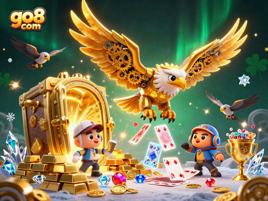 Experience thrilling wins with go8 com in an engaging 3D casino world filled with treasures.
