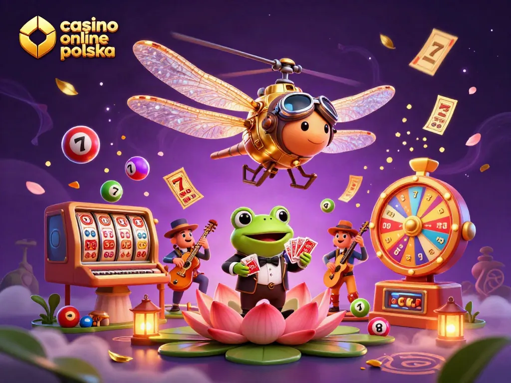 Experience the thrill of casino online polska with dynamic scenes of joyful gaming action.