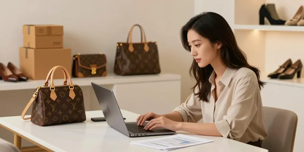 Buy replica bags for a stylish and budget-friendly wardrobe, e-commerce shopper exploring top-quality options.
