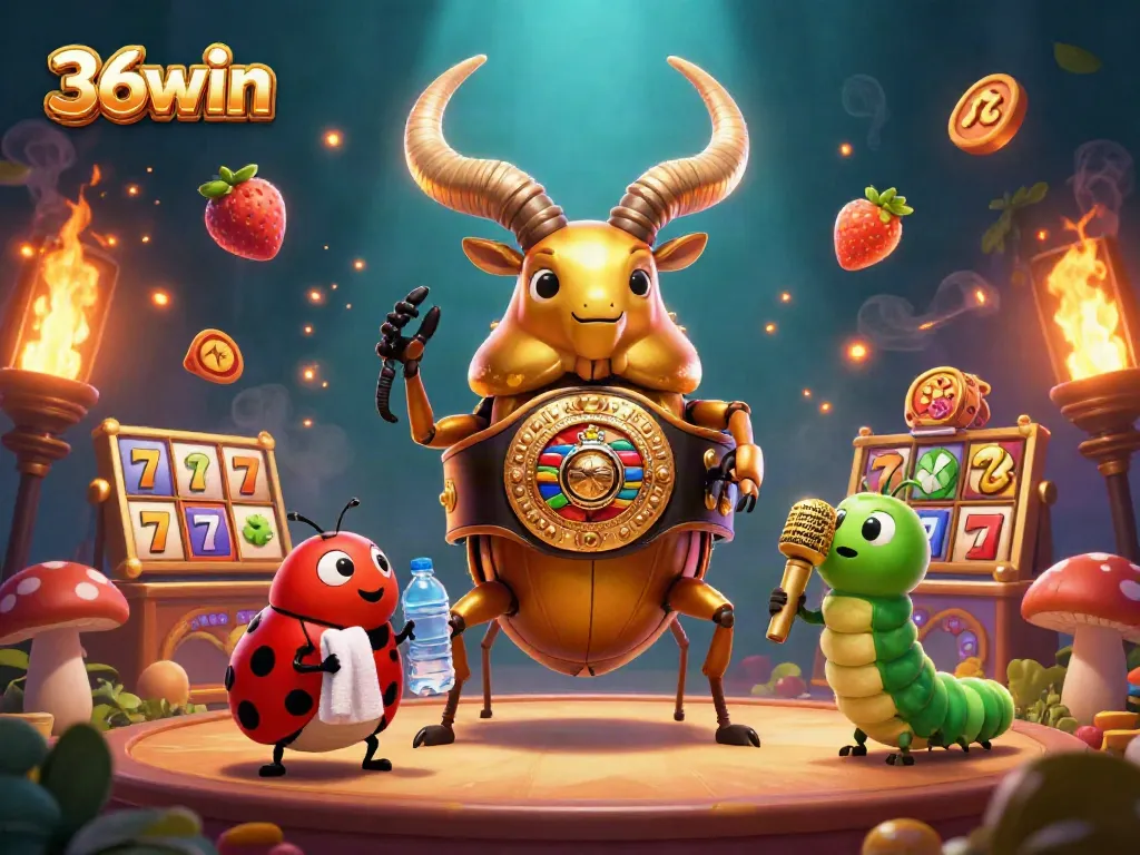 Experience thrilling gameplay with 36win at a lively slot battle featuring dynamic characters and vibrant casino elements.