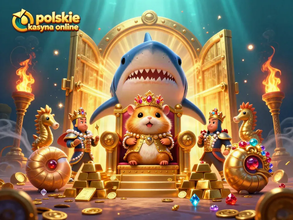 Experience the thrill of polskie kasyna online with this vibrant, royal gaming illustration.