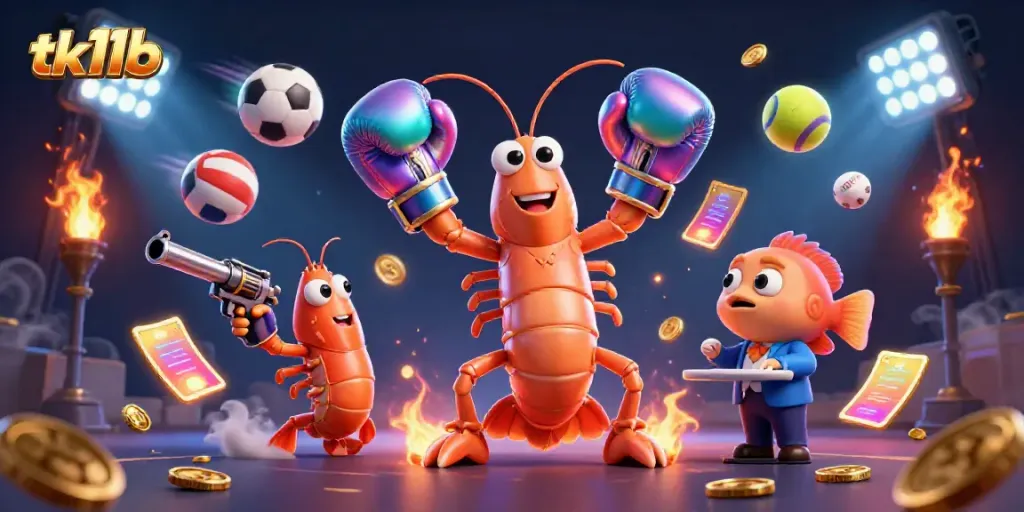 Engage with exciting games at tk11b with vibrant casino elements and lively characters.